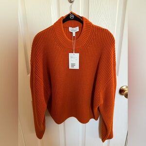 & Other Stories - Cropped Orange Knit Sweater